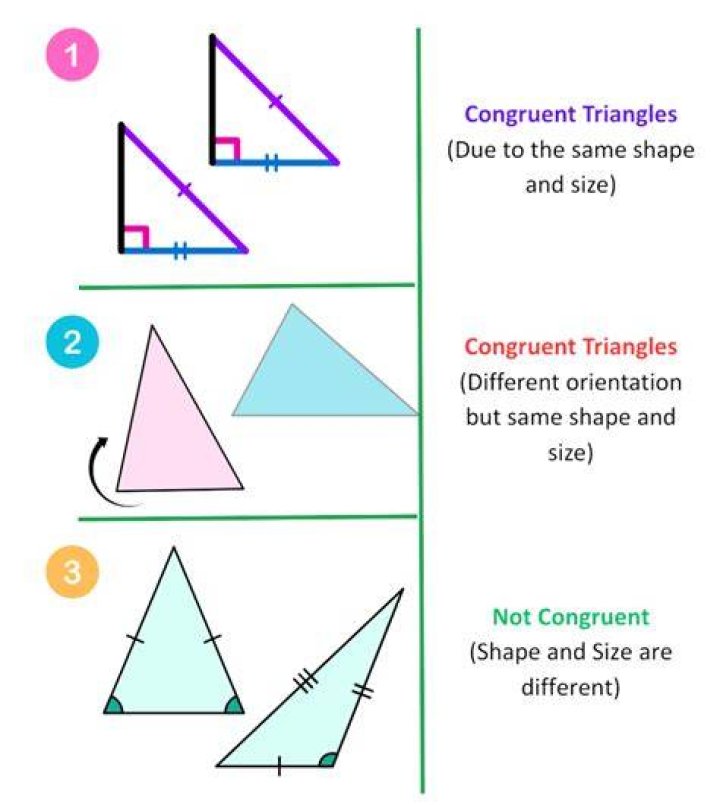 What do congruent lines mean