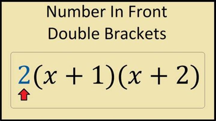 What do double brackets mean