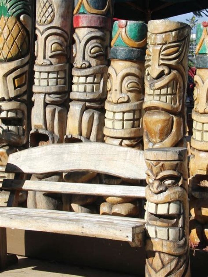 What do Tiki heads represent