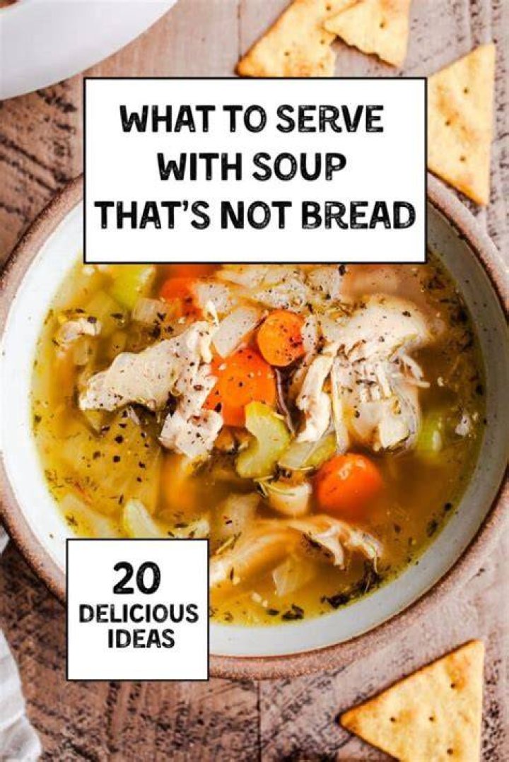 What do you serve soup with