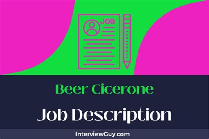What does a beer Cicerone do