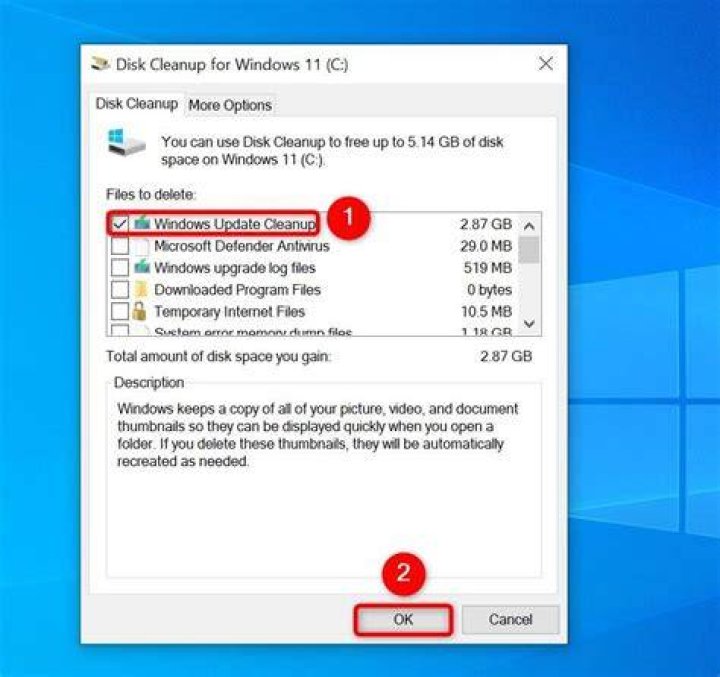 What does a disk clean up do