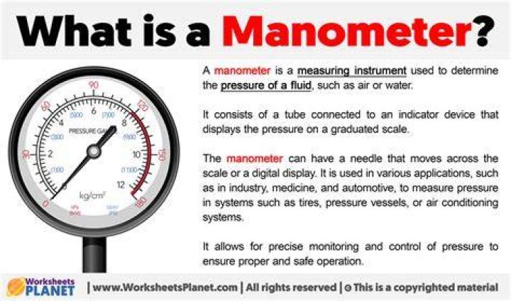 What does a manometer measure answer