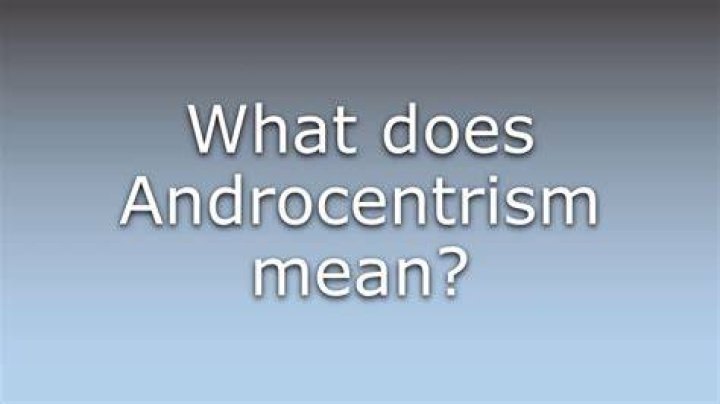 What does Androcentrism mean