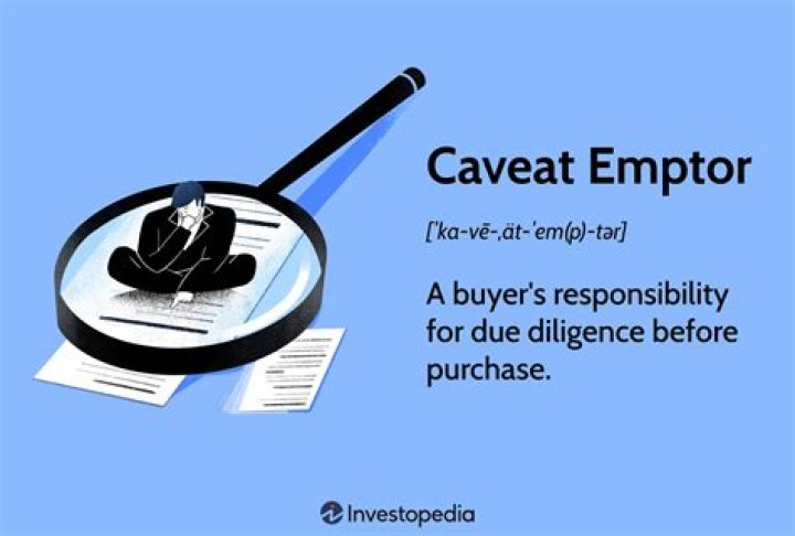 What does caveat emptor mean