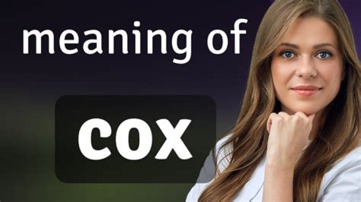 What does Cox mean medically