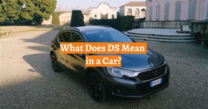 What does DS mean in Citroen