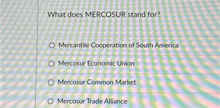 What does Mercosur stand for