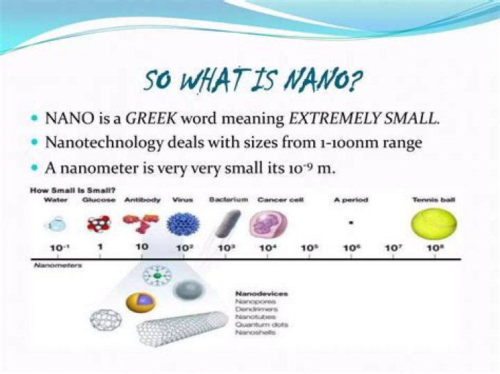 What does nano mean in units