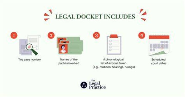 What does on the docket mean