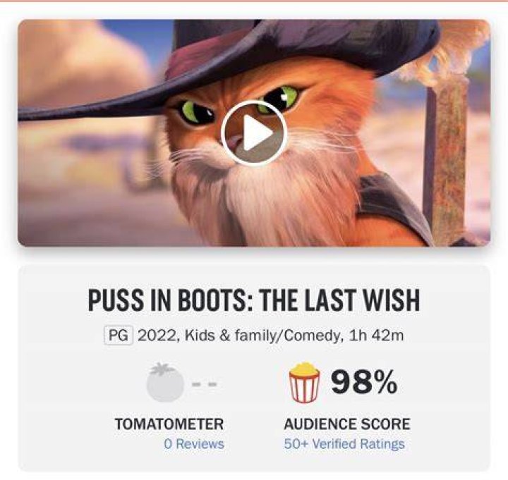 What does Puss and Boots say