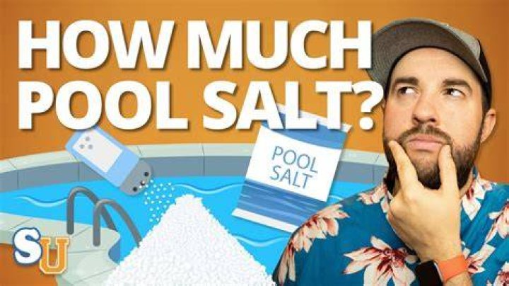 What does salt do for a pool