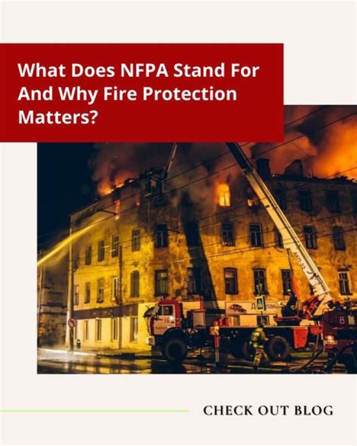 What does the NFPA stand for