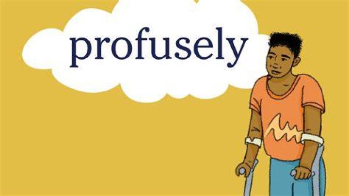 What does the word profusely