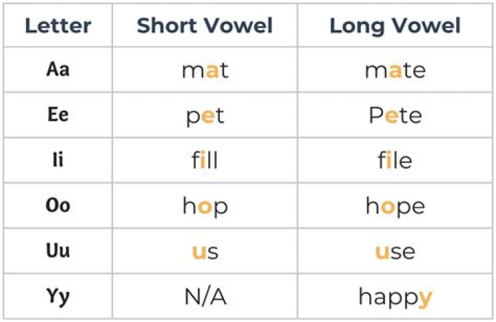 What does variant vowel mean