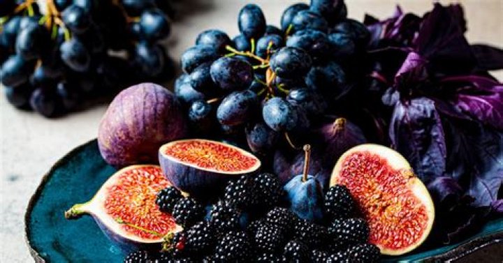 What fruit has purple inside
