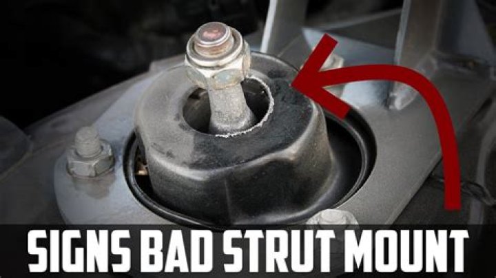 What happens when a strut mount breaks