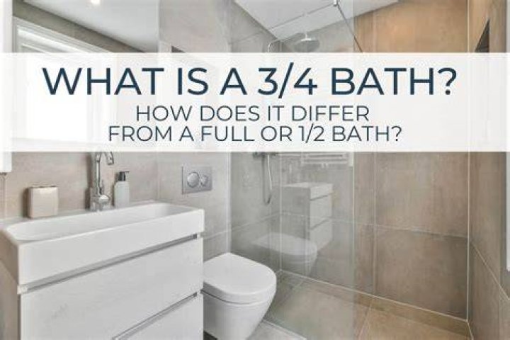 What is a 3/4 bath rough in