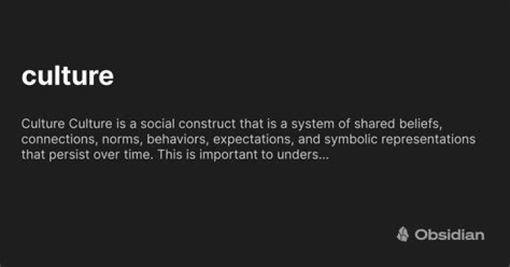 What is a cultural construct