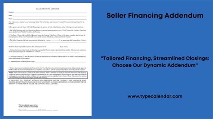What is a financing addendum