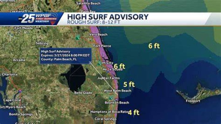 What is a high surf advisory