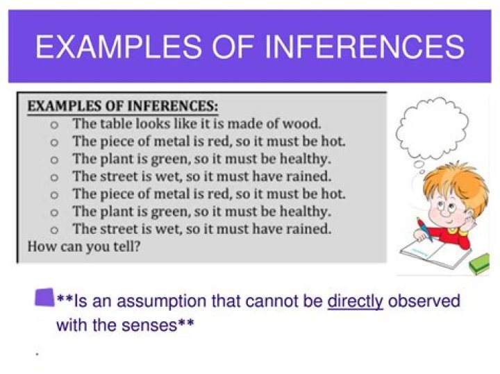 What is a inference example