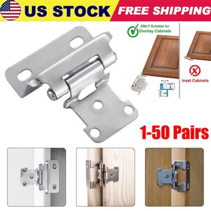 What is a partial wrap hinge