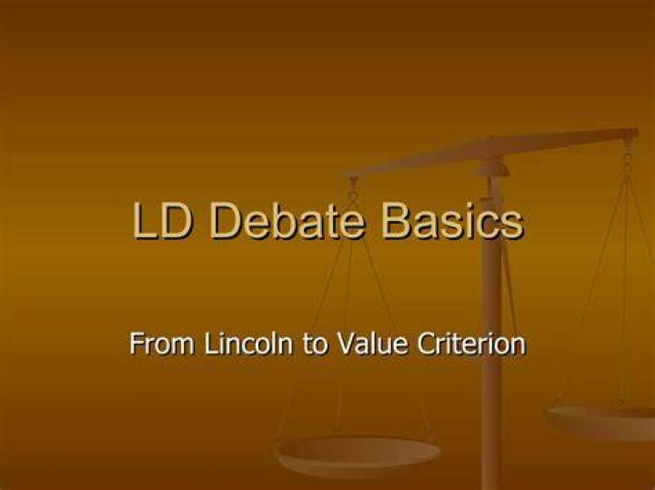 What is a value in LD debate