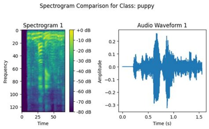 What is an audio spectrogram