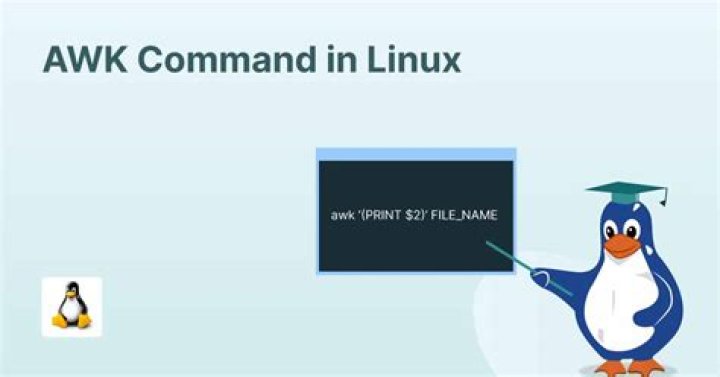 What is awk command used for