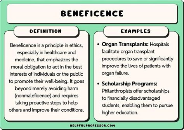 What is beneficence example