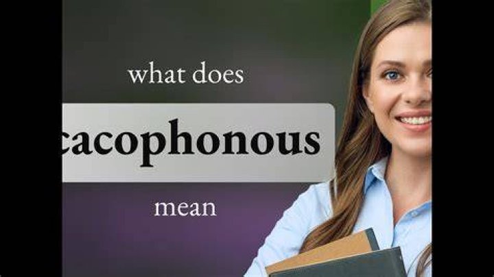What is cacophonous language