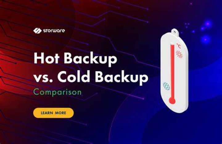 What is cold and hot backup