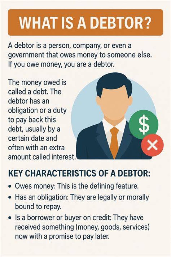 What is considered a debtor