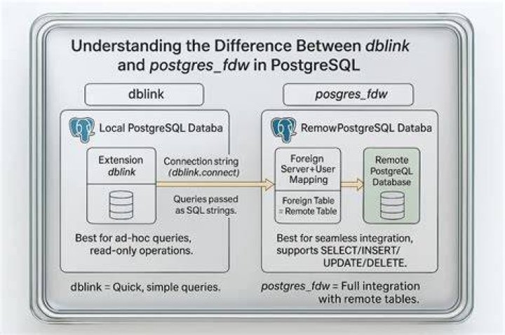 What is dblink in PostgreSQL