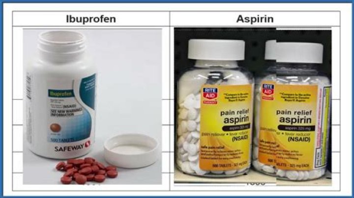 What is difference between aspirin and ibuprofen