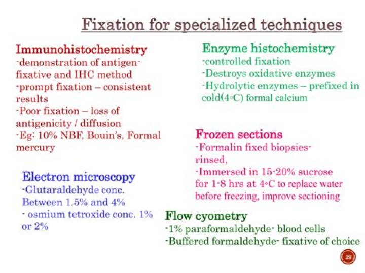 What is histochemical method