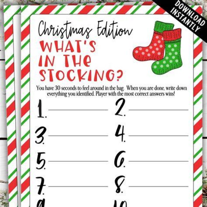 What is in the stocking game