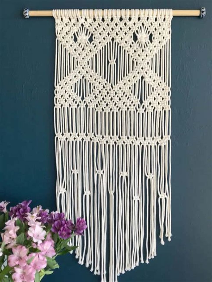 What is macrame wall hanging
