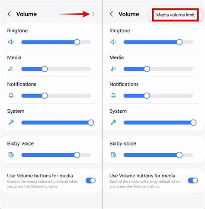 What is media volume limiter