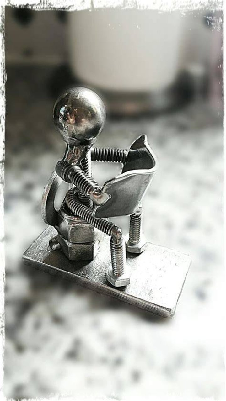 What is metal artwork called