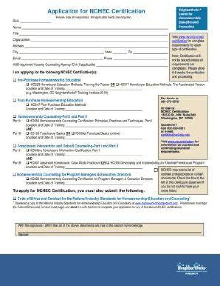 What is Nchec certification