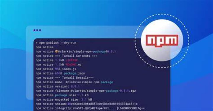 What is npm version command
