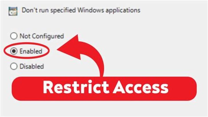 What is restrict in database