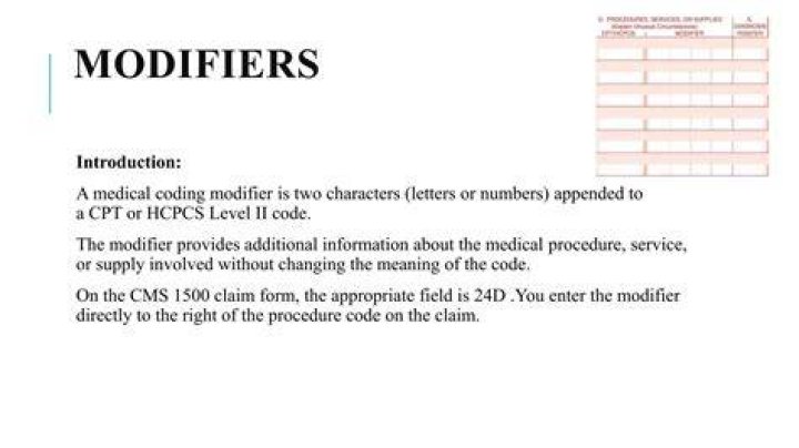 What is se modifier used for