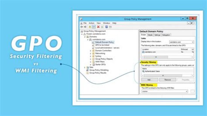 What is security filtering in GPO
