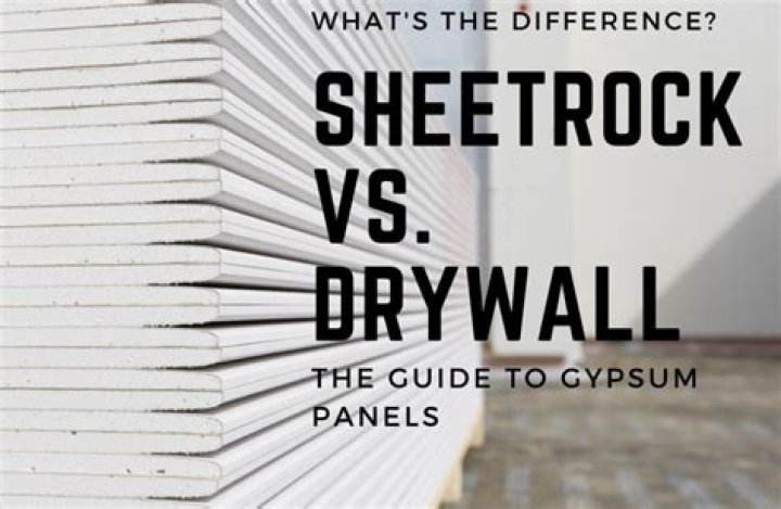 What is Sheetrock made from