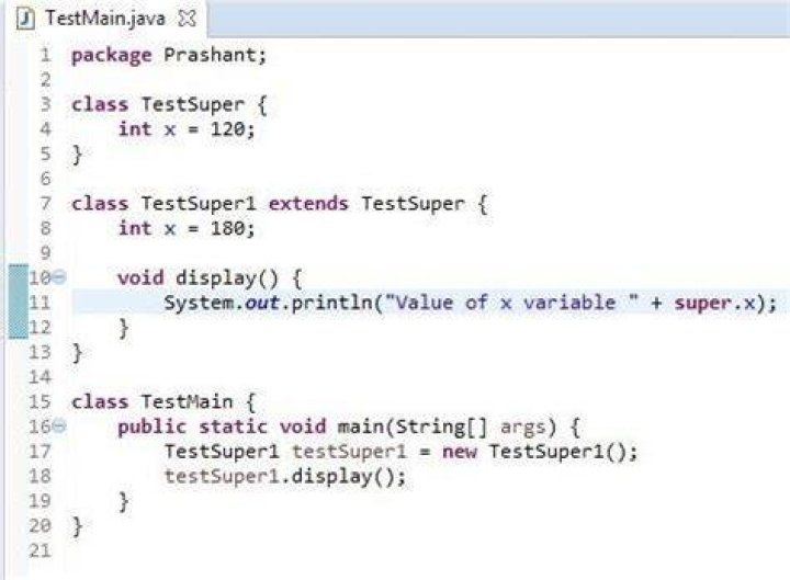 What is super method in Java