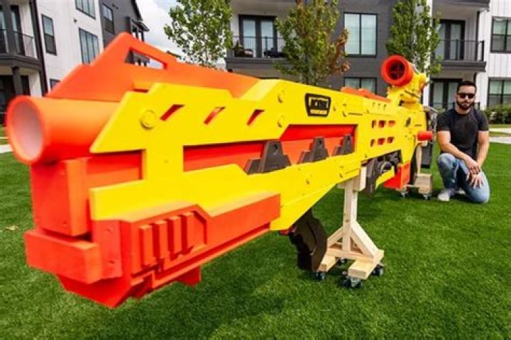 What is the largest nerf gun