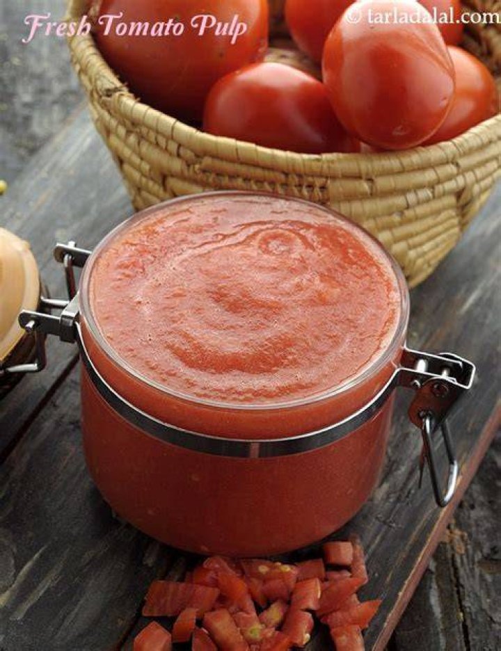 What is tomato pulp used for